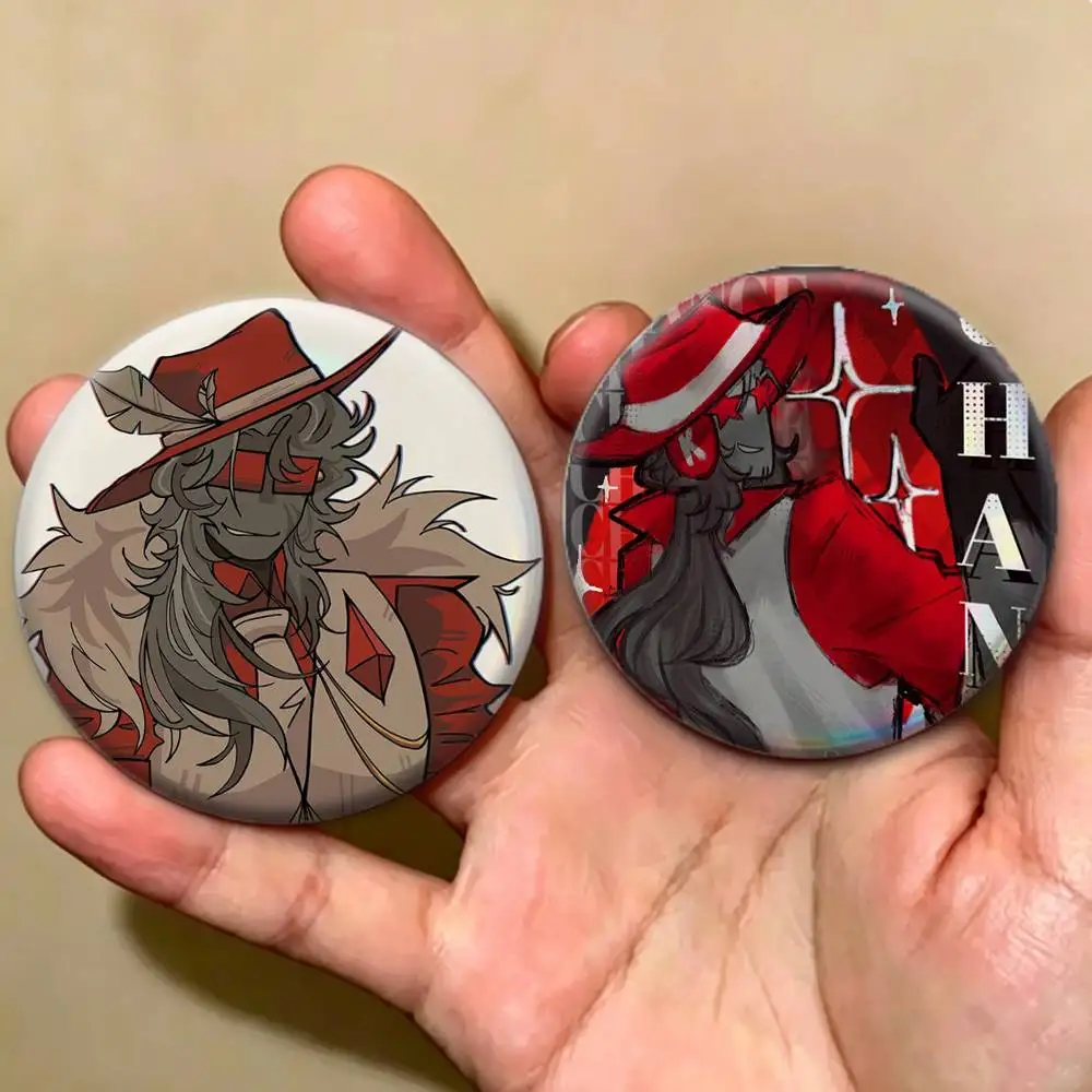 Gambler C-Chance Forsaken Badges Creative Tinplate Button PinsBrooch Badge Clothes Backpack