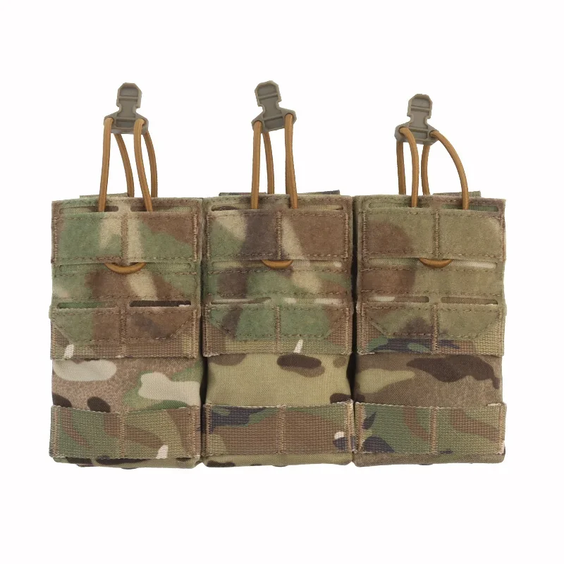 Dual Use 5.56 Triple Clip Bag For Expandable And Load Reducing Storage Suitable FCPC FCSK Onboard Vest MOLLE Storage Hanging Bag