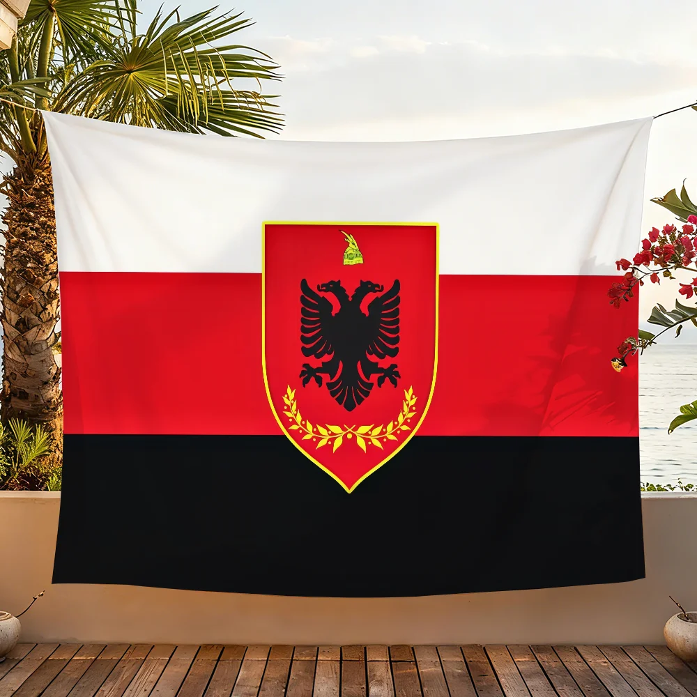 Albania Nation flag For Camping Party Picnic Studio Booth Background Wall Interior Decoration Banner