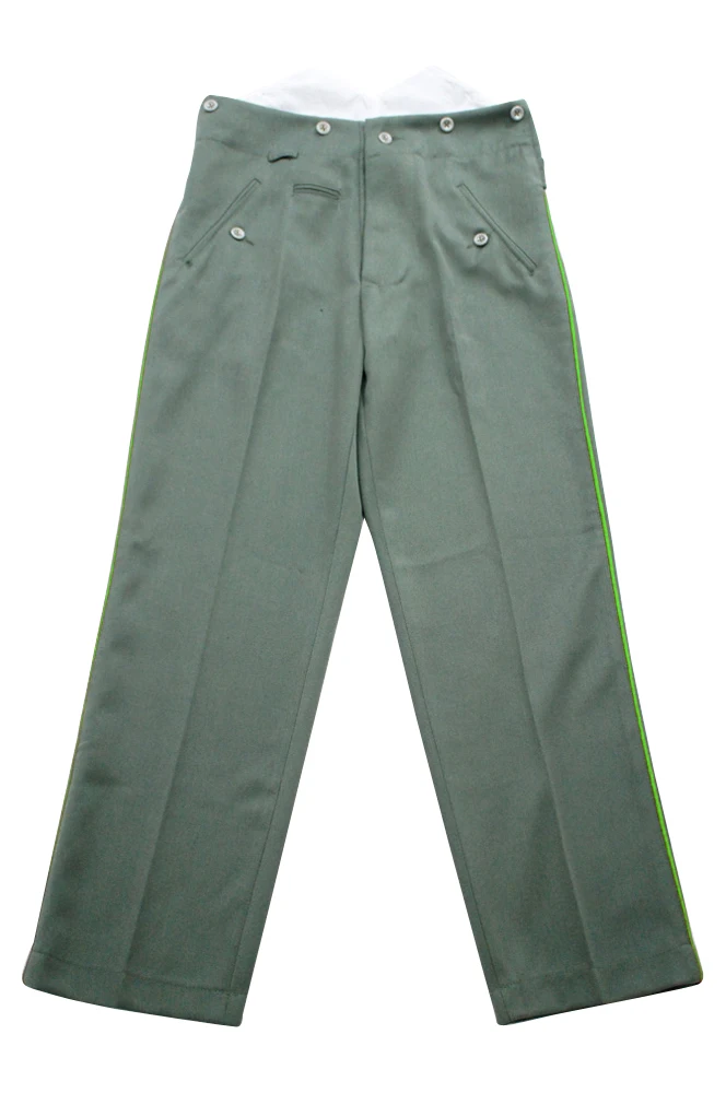 GUDL-003 WWII German police officer waffenrock Gabardine dress trousers