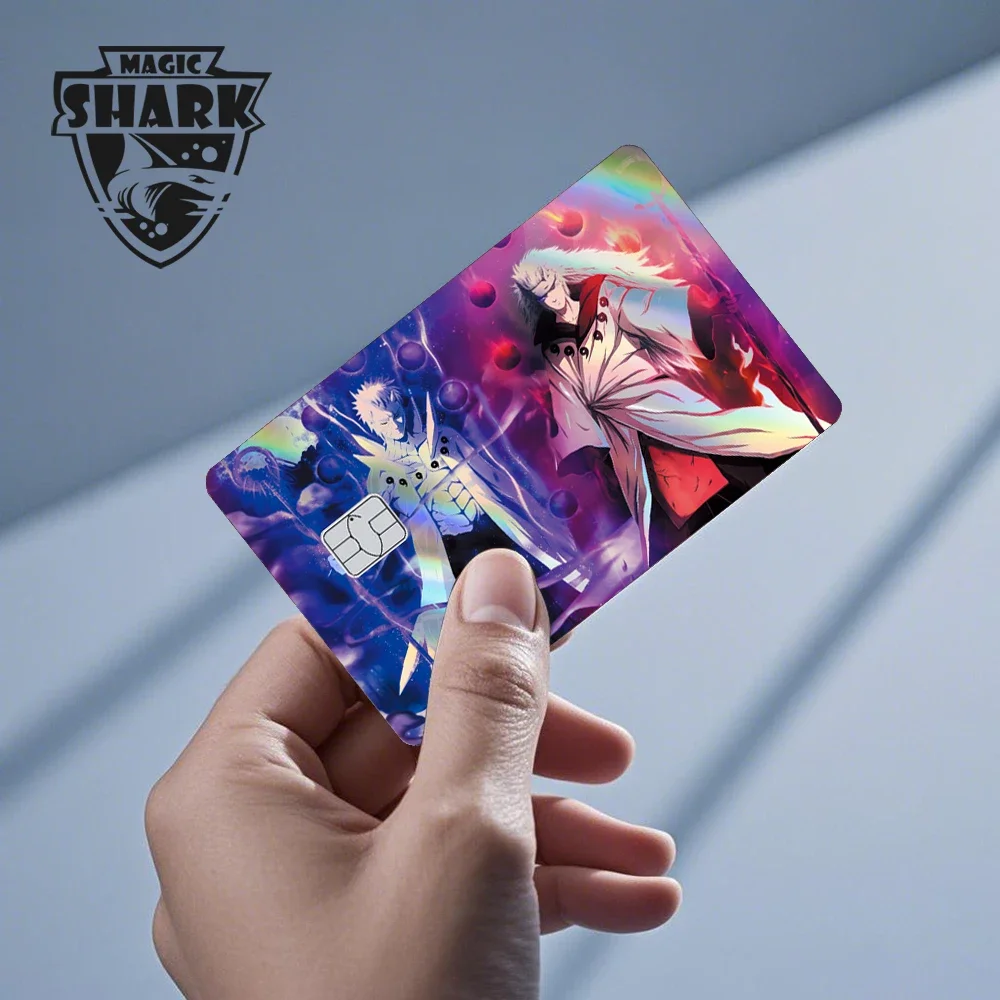2025 nova chegada payne anime adesivo laser holográfico filme brilhante capa de pele para cartão de crédito de débito