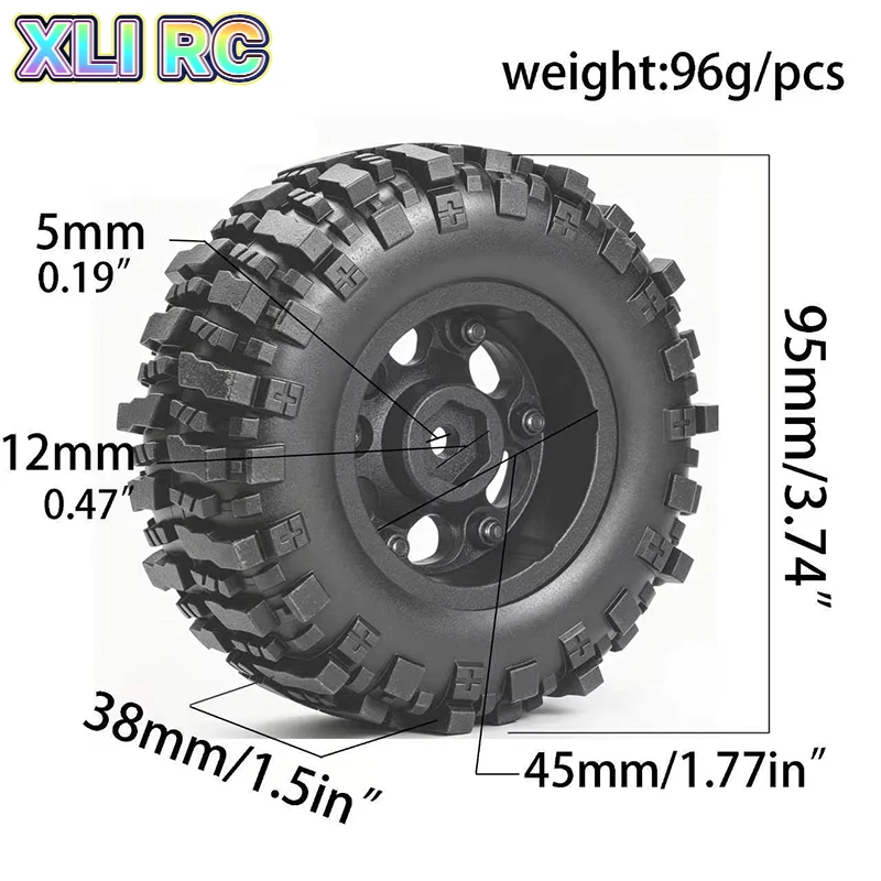 4Pcs 1.9