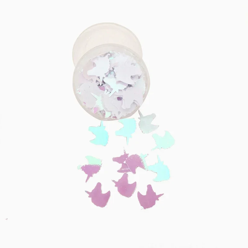 30g Iridescent Unicorn Confetti  10MM Wedding Birthday Baptism Party Table Scatter DIY Decorations Supplies Purple Blue Green