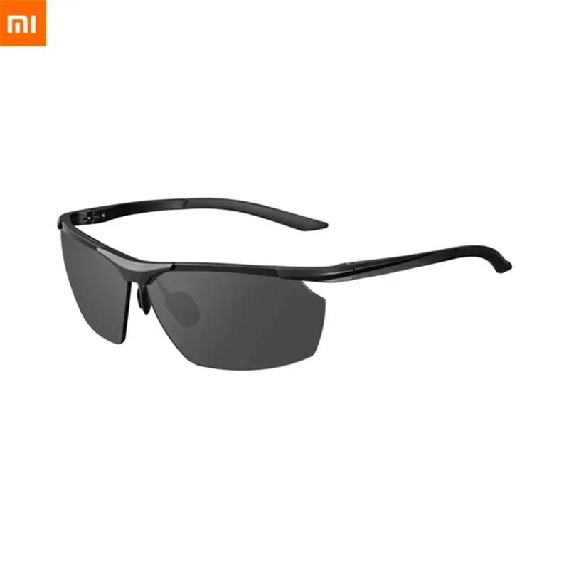 Xiaomi Mijia Sports Sunglasses Large Curved Lenses HD Nylon Polarizer Highway Cycling Windproof Glasses For Drive Outdoor