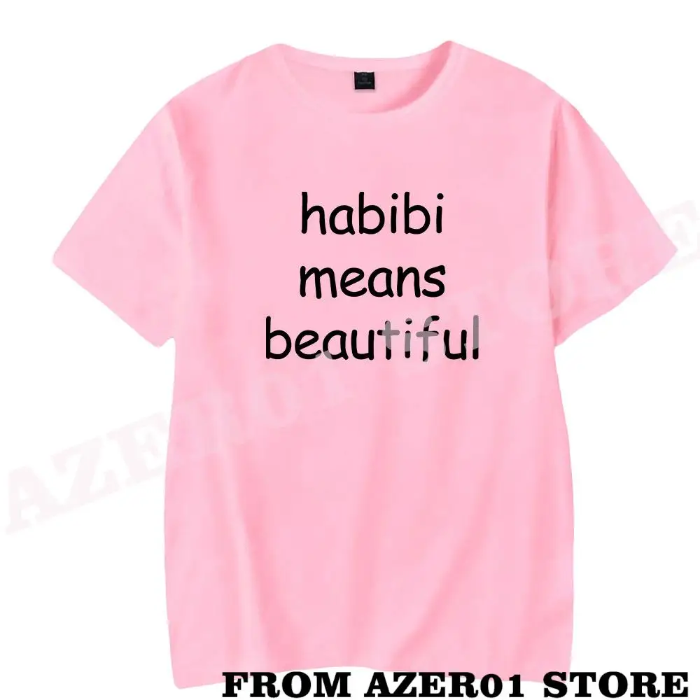 Quackity habibi means beautiful T-Shirt Merch Birthday T-shirt Summer Men/Women Tshirt Short Sleeve Dream Team SMP MCYT Tee