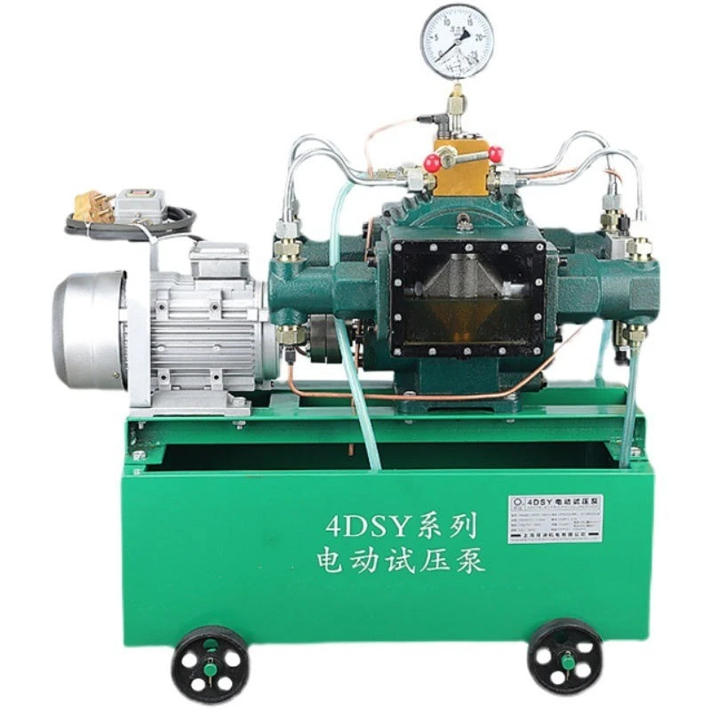 

4DSY Series 4 Cylinder High Flow Electric Pressure Test Pump 0-1000kg Capacity For Pipeline Boiler Pressure Vessel Valve Testing
