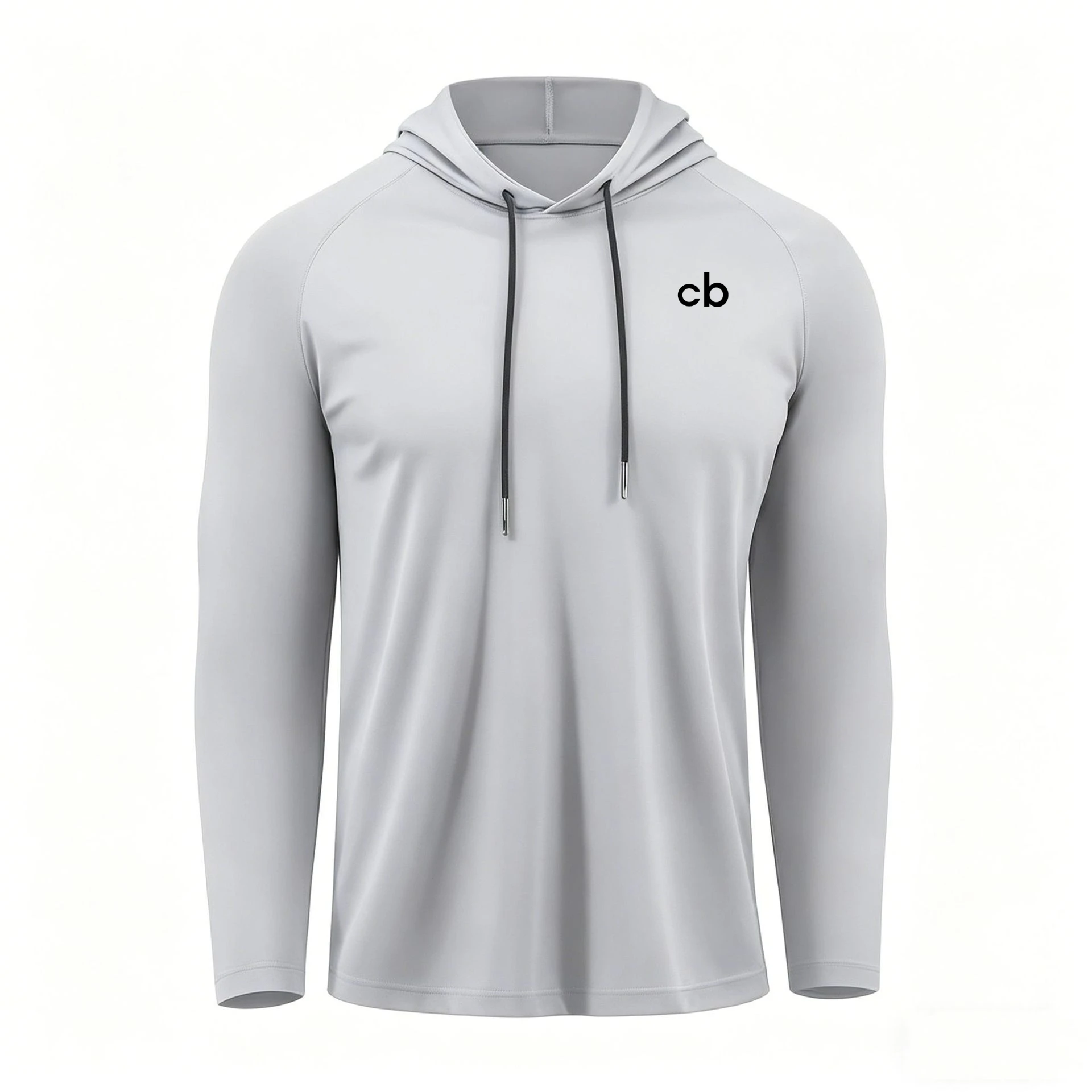 Running Fitness Clothes Shirt Men Sportswear Hooded T-shirt Elastic Jersey Gym Fitness Male Tops Tee Training Sport Tracksuit