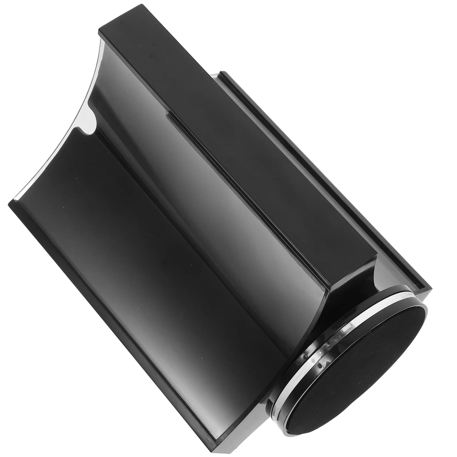 

360° Rotating Acrylic Menu Clear Tabletop Display Stand For Restaurant Cafe Hotel Multi-Occasion Sign Stand Brochure Paper