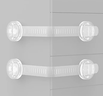 5pcs Baby Transparent Safety Locks Drawer Refrigerator Cabinet Toilet Wardorode Door Anti-opening Anti-clip Hand Buckle Lock