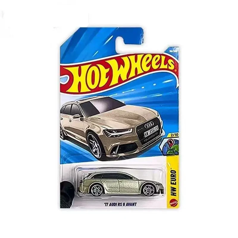 Coche Original Hot Wheels 17 Audi Rs 5 Avant, Juguete a Escala 1/64, Vehículo Fundido a Presión, Modelo Europeo de Aleación, Colección Hw, Regalo de Cumpleaños
