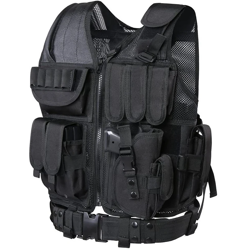 

Military tactical protective vest, outdoor hunting combat training protective vest, CS game air gun bulletproof vest