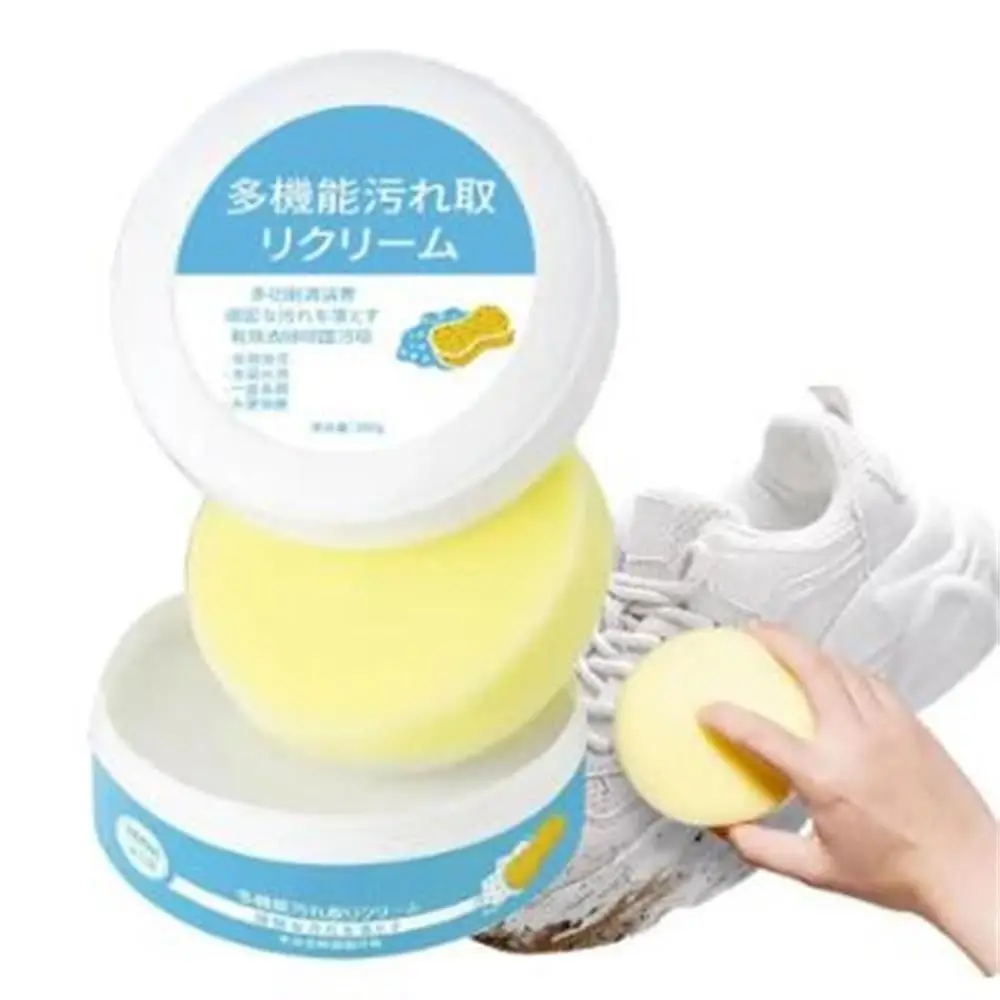 White Shoes Cleaning Cream Multifunctional Shoes Whitening Cleaner Easily Removes Scratches No Need To Wash Cleaning Cream