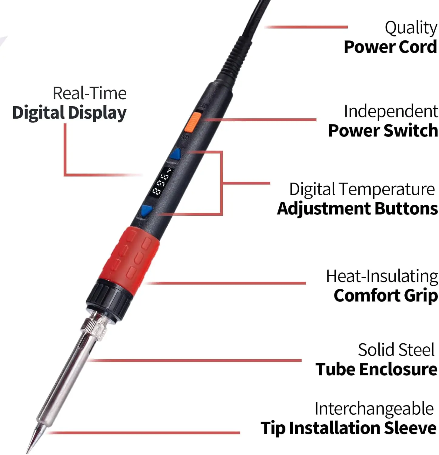 WEP 928D-III Portable Soldering Iron Kit Adjustable Temeprature Digital Soldering Station Mini Quick Heating Desoldering Pen For Phone Car Plastic Repair Jewelry DIY Design Tools， Local Delivery