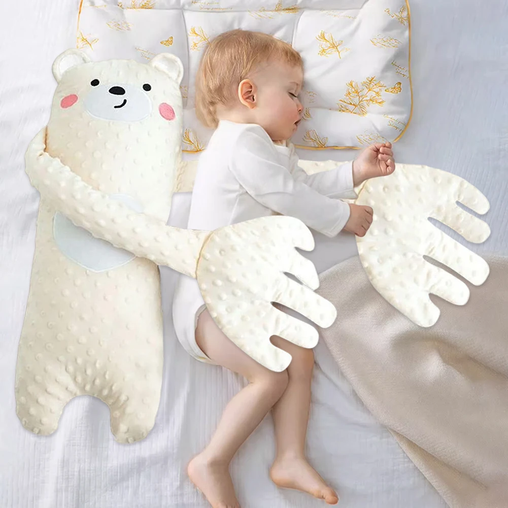 ตุ๊กตาปลอบเด็กทารกแบบนุ่ม ช่วยให้หลับสบาย ป้องกันการสะดุ้งตกใจสำหรับเด็กเล็ก