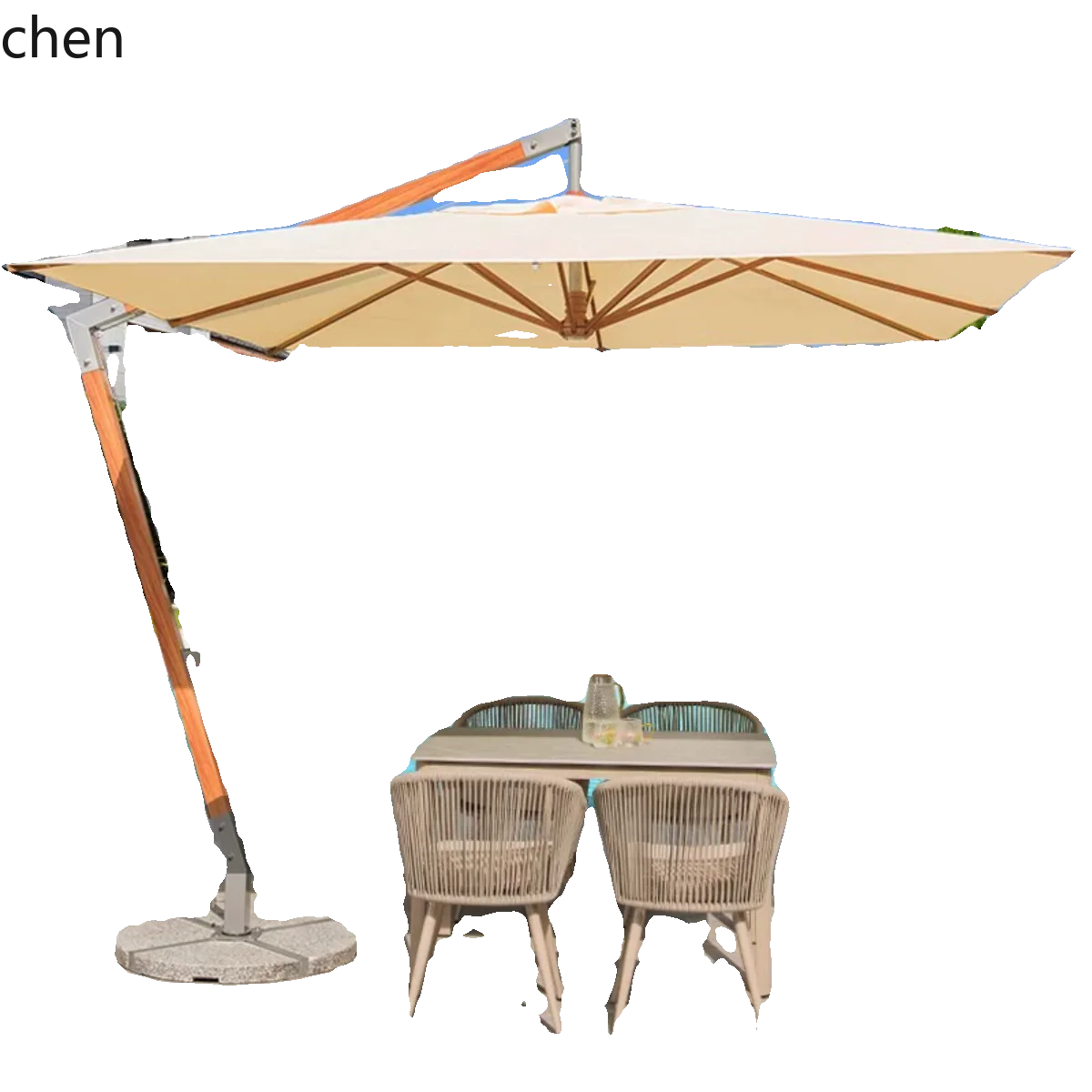 HTT Parasol Outdoor Garden Umbrella Garden Umbrella Cafe Outdoor Umbrella Outdoor Yard