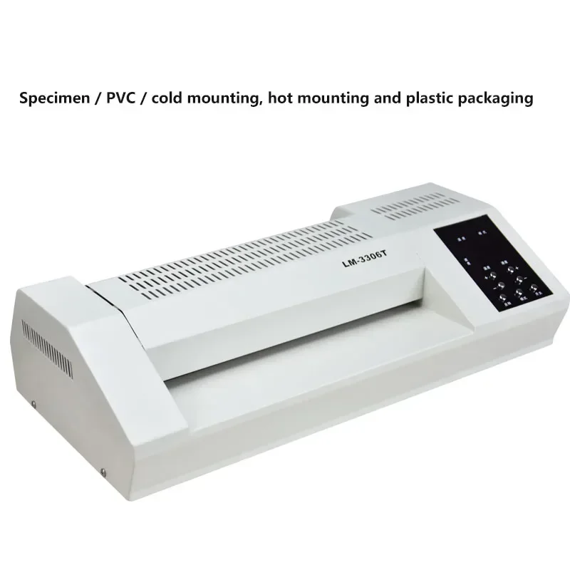 High-Speed ​​Plastic Laminator Upgraded Model 6-Roller Rubber System, A3 Commercial-Grade Laminating Machine LM-3306T