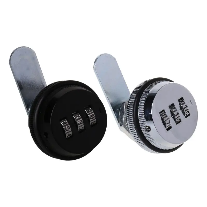 Zinc Alloy Drawer Locks Mechanical Code Lock Combination Cabinet Lock Security Furniture Locks for Office, Home