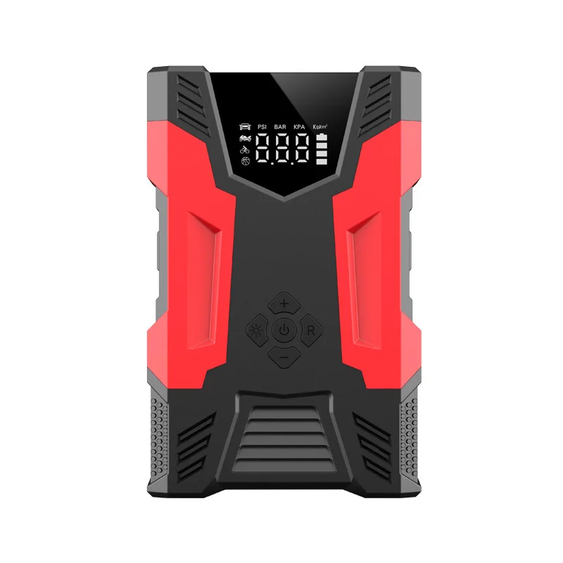 

Portable car backup emergency starting power with electric treasure car battery mini charging air pump all-in-one machine
