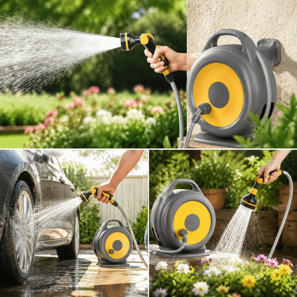 Multifunctional Garden Water Hose Nozzle Stable Water Flow Adjustable Water Flow Multi-function Water Spray Nozzle Easy To Hold