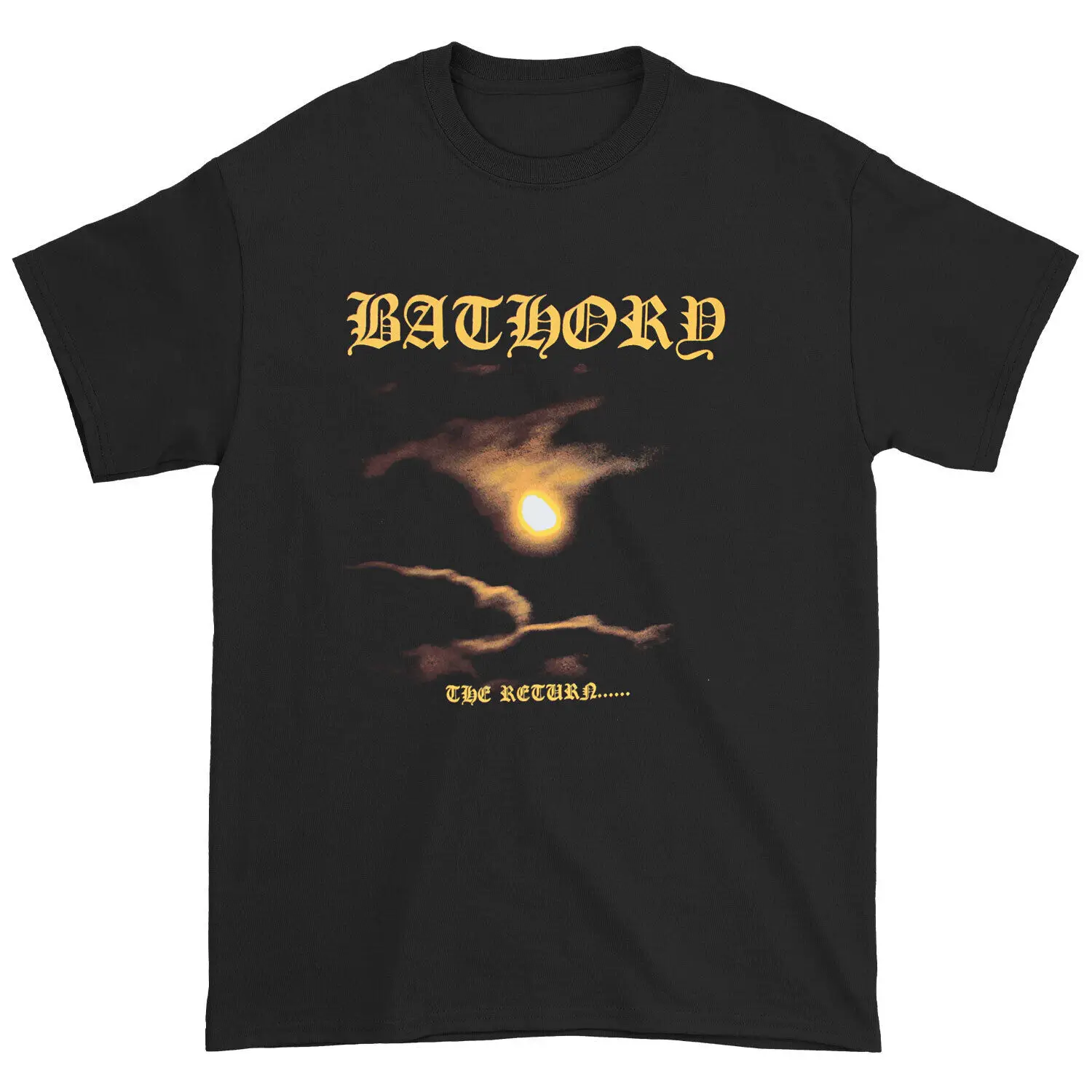 

Men'S Bathory The Return T Shirt Medium Black