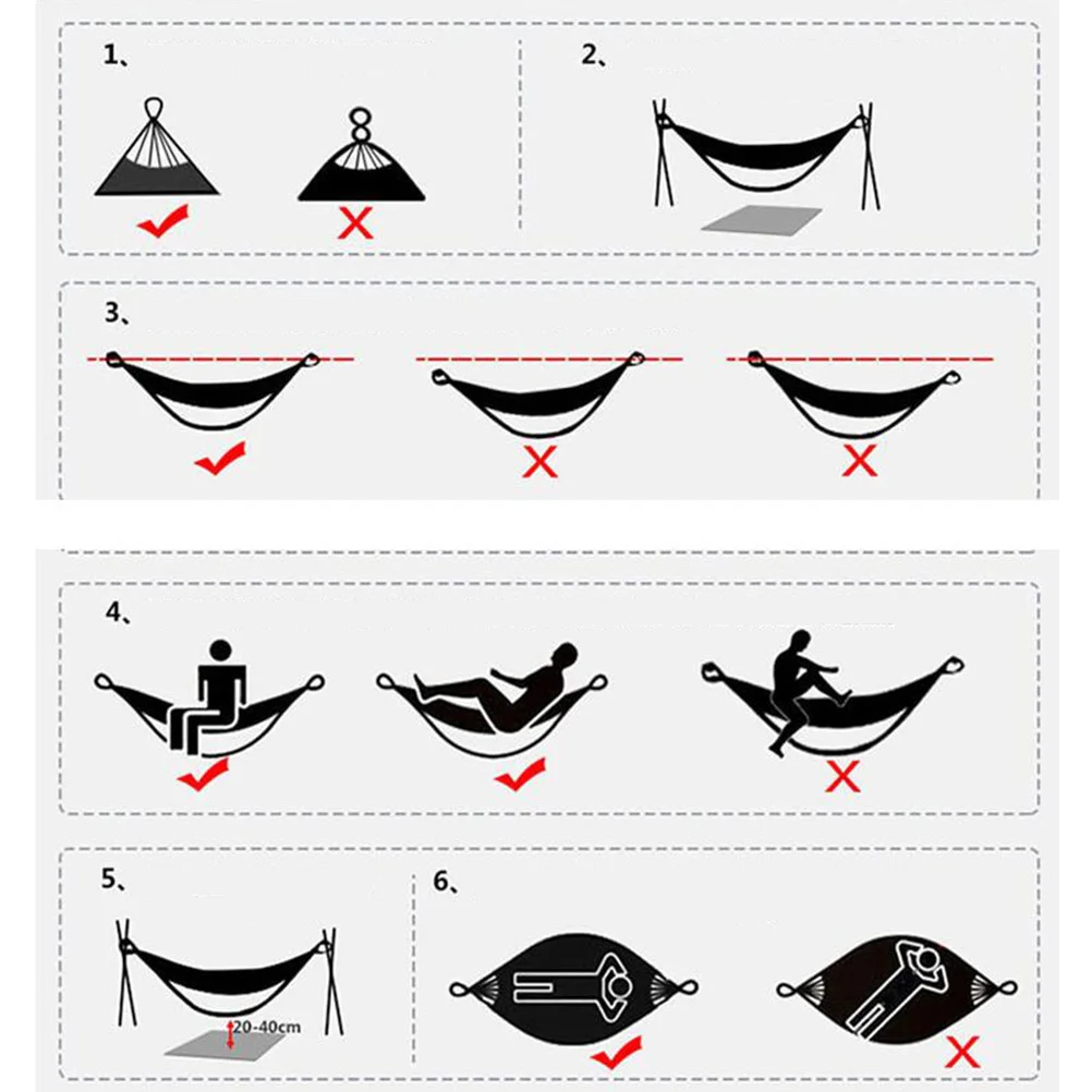 

Double Rainbow Canvas Hammock Anti-Rollover Thickened Widened Durable Outdoor Foldable Hanging Sleeping Bed Swing