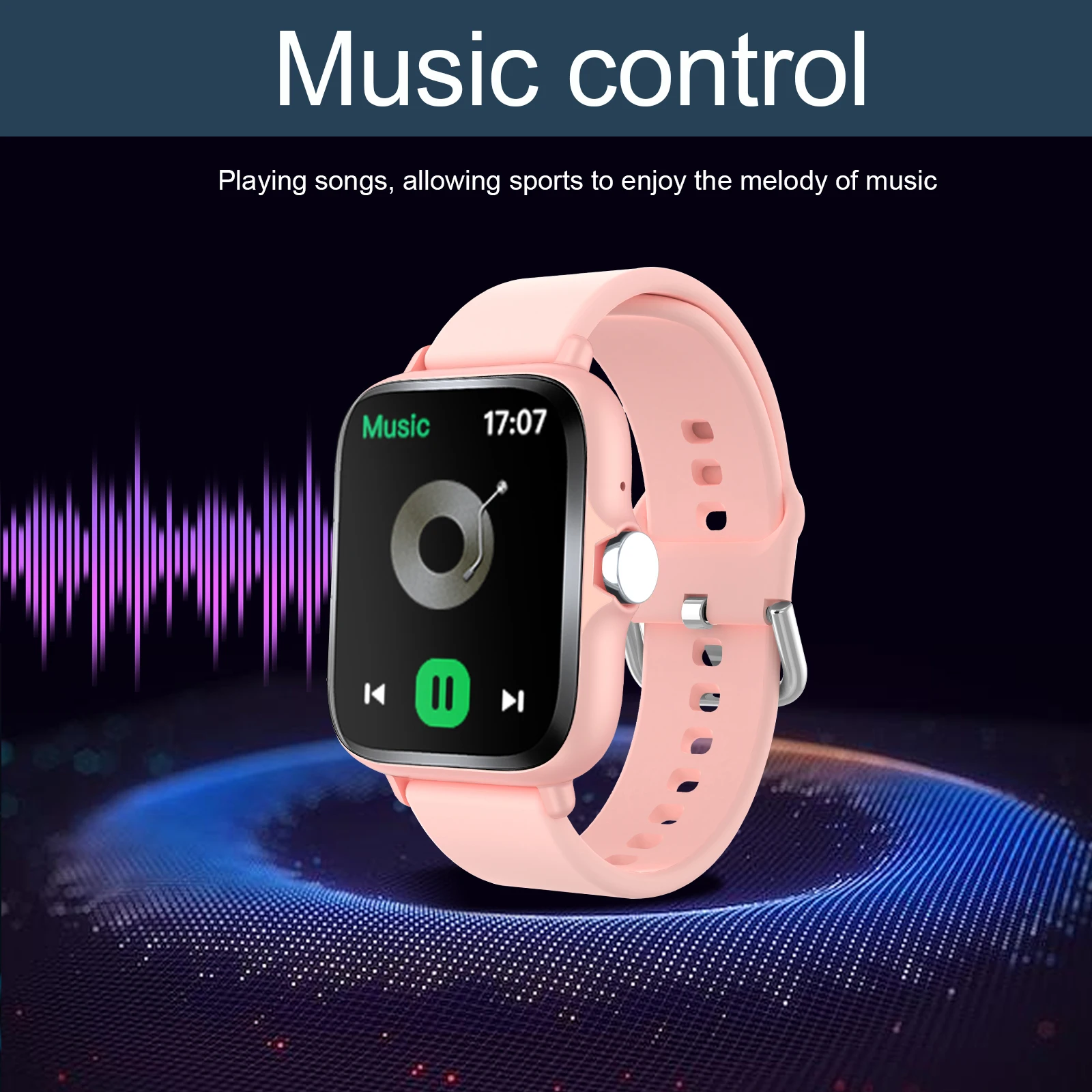 Smartwatch, Wireless Talk/Dial, Multi-Sport Mode for Men and Women, Compatible with IPhone/Andriod