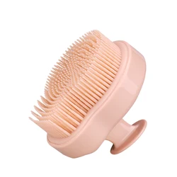 Silicone Body Scrubber Exfoliating Bath Brush Back Scrubber for Shower Children's Bath Silicone Bathing Sponge