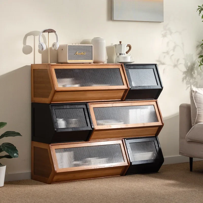 Bookcase, toys, snacks, storage, organizing cabinets can be stacked