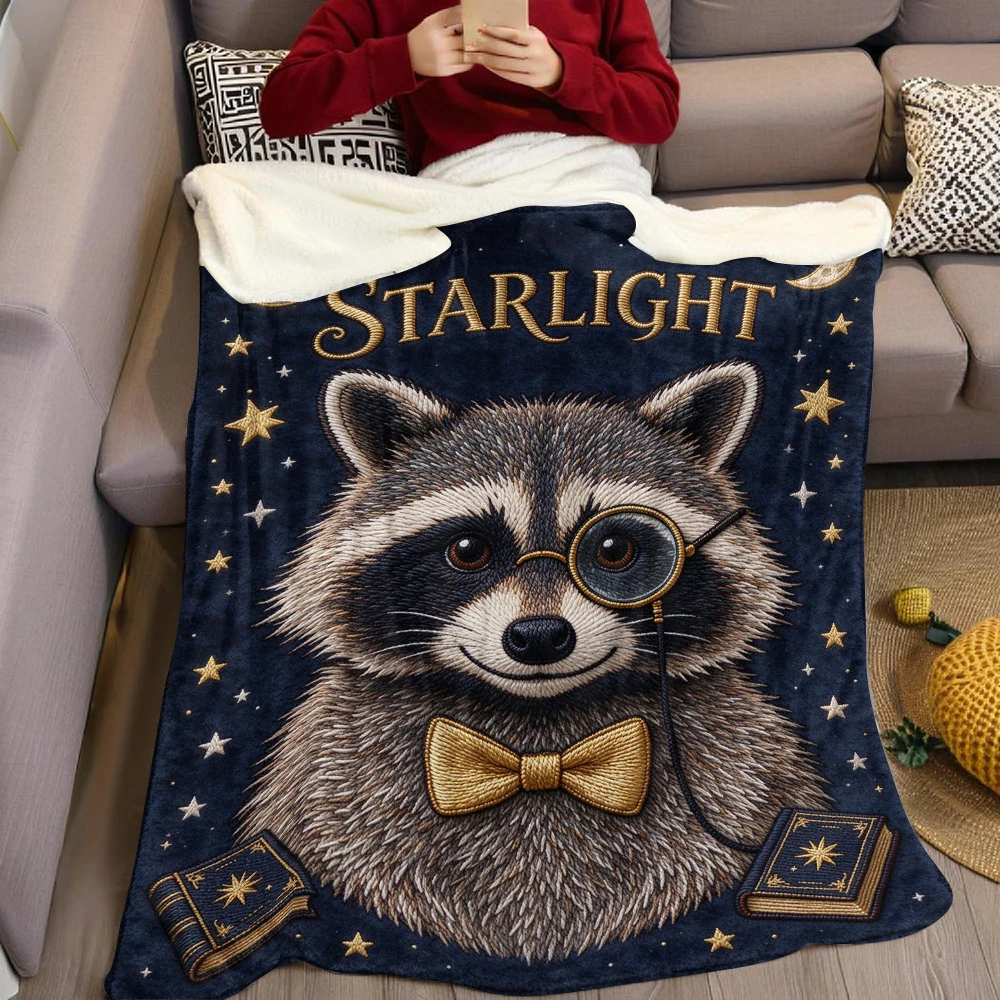 Stitch Yellow Ginger Super Soft Flannel Blanket Fuzzy Warm Throw Blanket for Bed Couch Cozy Plush Bed Cover All Season