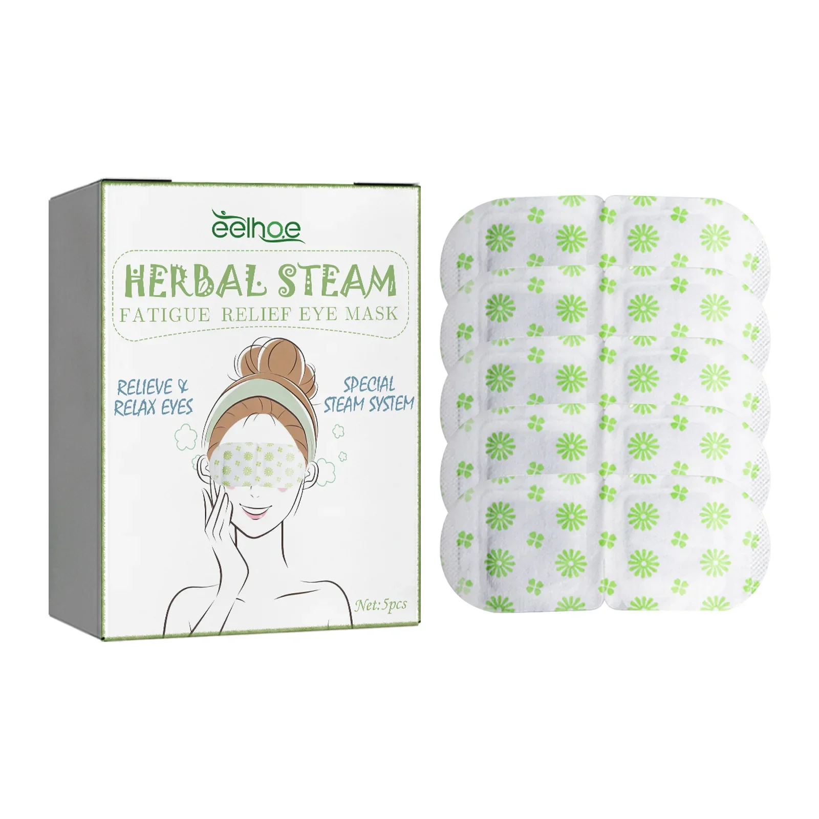 Herbal Steam Eye Mask Relieves Eye Fatigue and Discomfort Herbal Essence Hot Compress Eye Mask Eye Care Relieves Dry Eyes