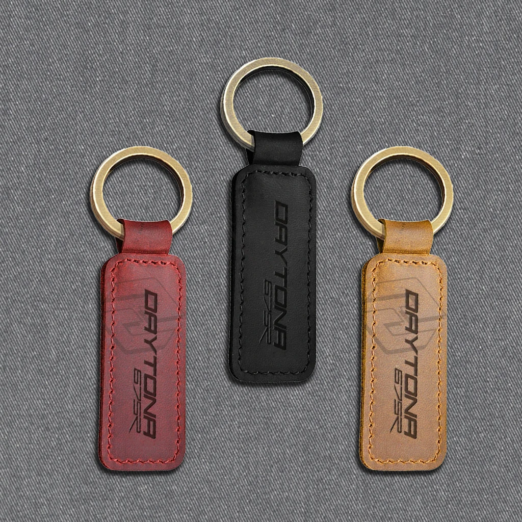 

Suitable for Triumph Daytona 675 675R motorcycle keychain leather keychain pendant accessories