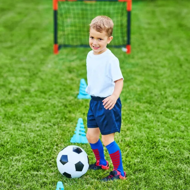 Bola Sepak bola latihan profesional ukuran 3,4,5 bola sepak bola latihan profesional klasik putih hitam tebal PU ketat berombak cocok latihan atau hadiah