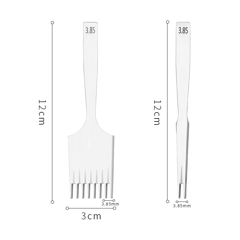 

1 комплект, профессиональный острый кожаный долото, дырокол во французском стиле, инструмент для пробивания железа, полировка, 3,85 мм