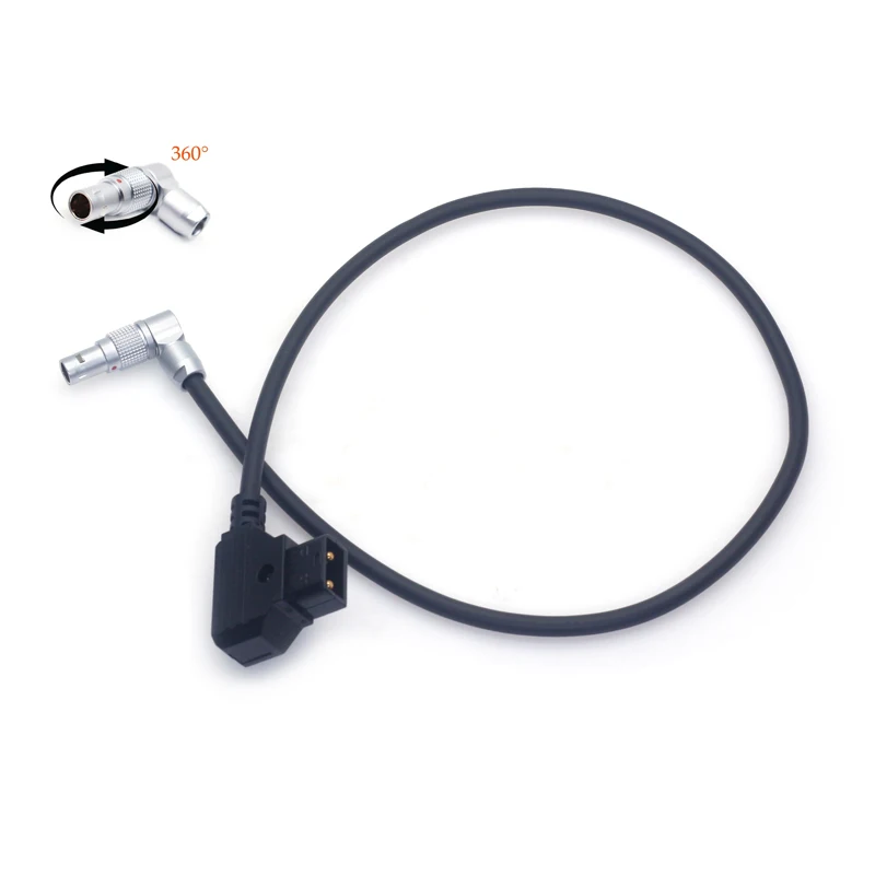 0B 2Pin To D-TAP Power Cable For Teradek Bolt Pro 1000/3000ft ARRI/RED Camera /Hollyland Transmission Spring Wire Power Cable