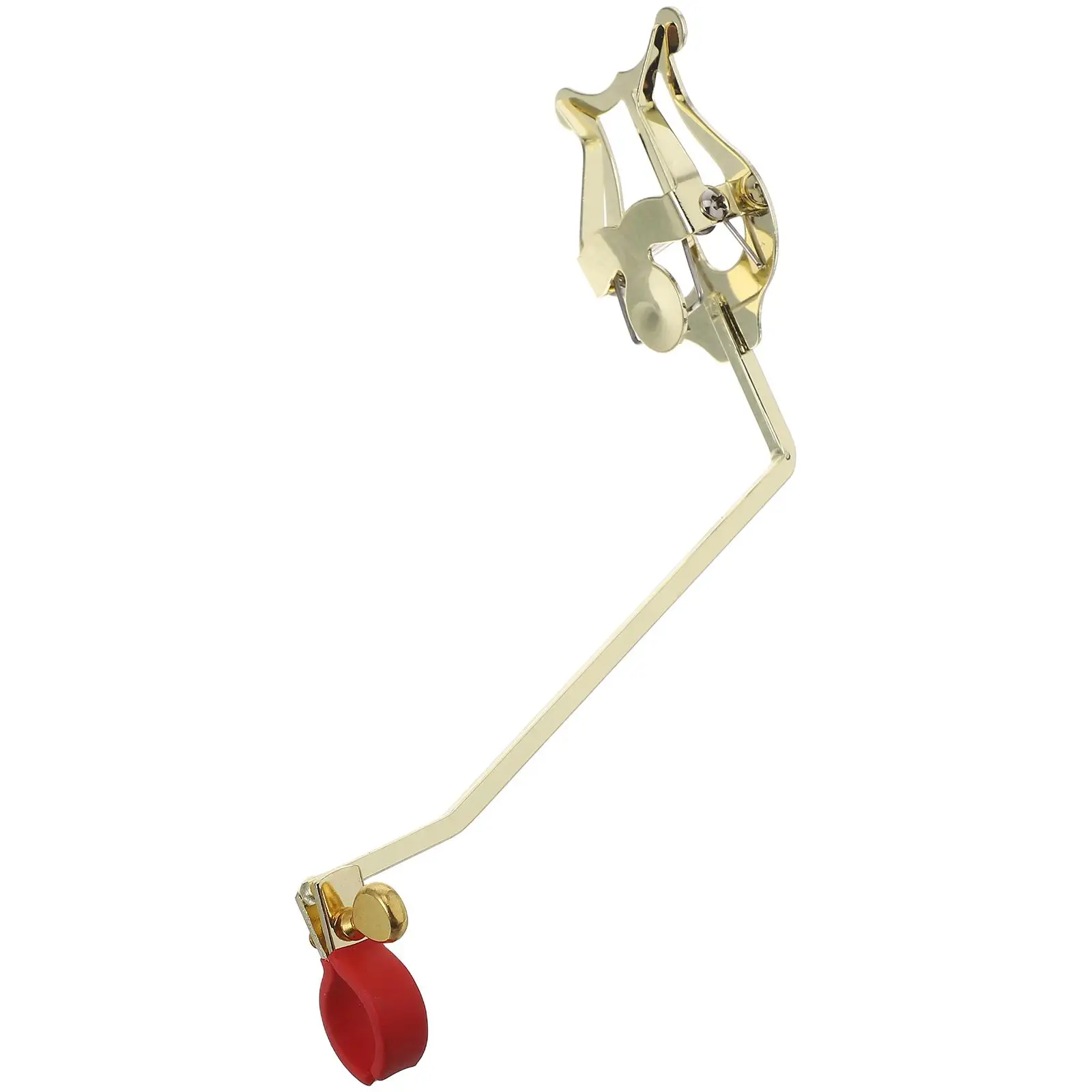

Stainless Steel Clips Trombone Lyre Flute Accessories Golden Compact Lightweight Portable Sheet Music Holder French