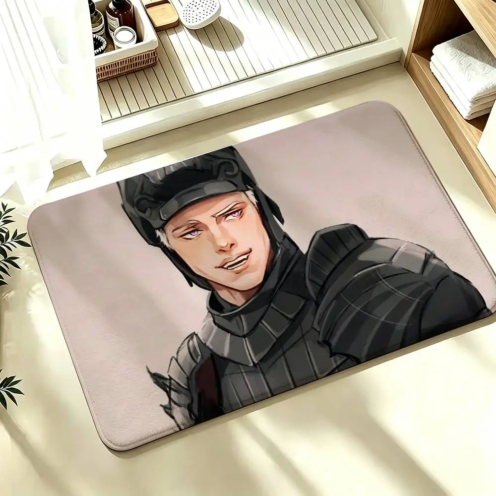 COOL A-Aerion T-Targaryen B-Brightflame Shower Room Absorbent Small Floor Mat Soft Comfortable Decorative Foot Mat