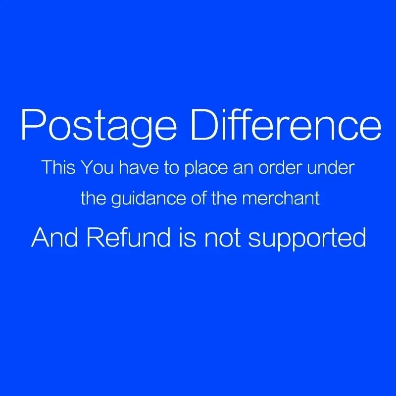 

Почтовая разница, вы должны разместить заказ под руководством продавца