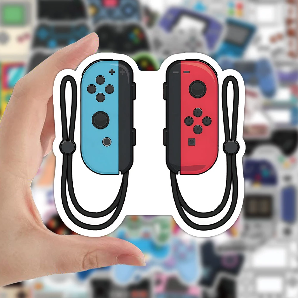 

10/30/50pcs Vintage Game Console Gamepad Cartoon Stickers Cool Video Game Decals DIY Luggage Notebook Phone Graffiti Sticker Toy