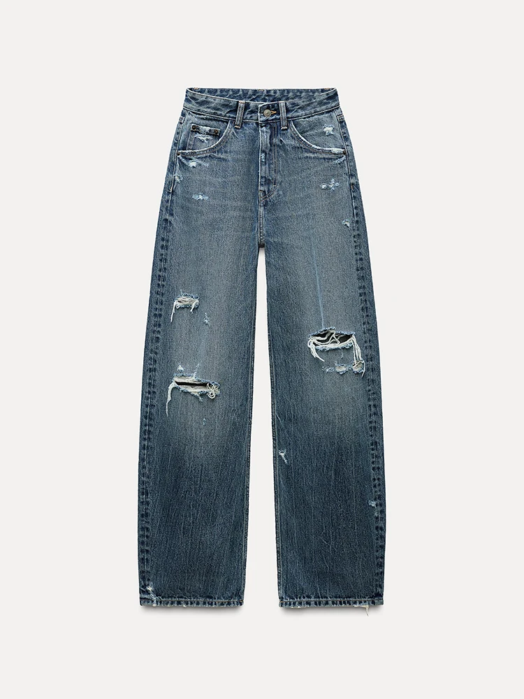 

Новинка! Женские джинсы с высокой талией из хлопка, комфортные, сексуальные, простые, модные, в уличном стиле, весна 2025