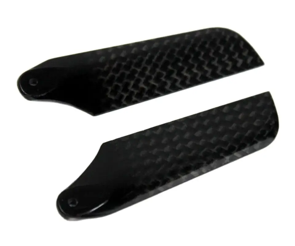 2Pairs 62mm Carbon Fiber Tail Blade For Align Trex 450 V2 V3 PRO DFC Helicopter