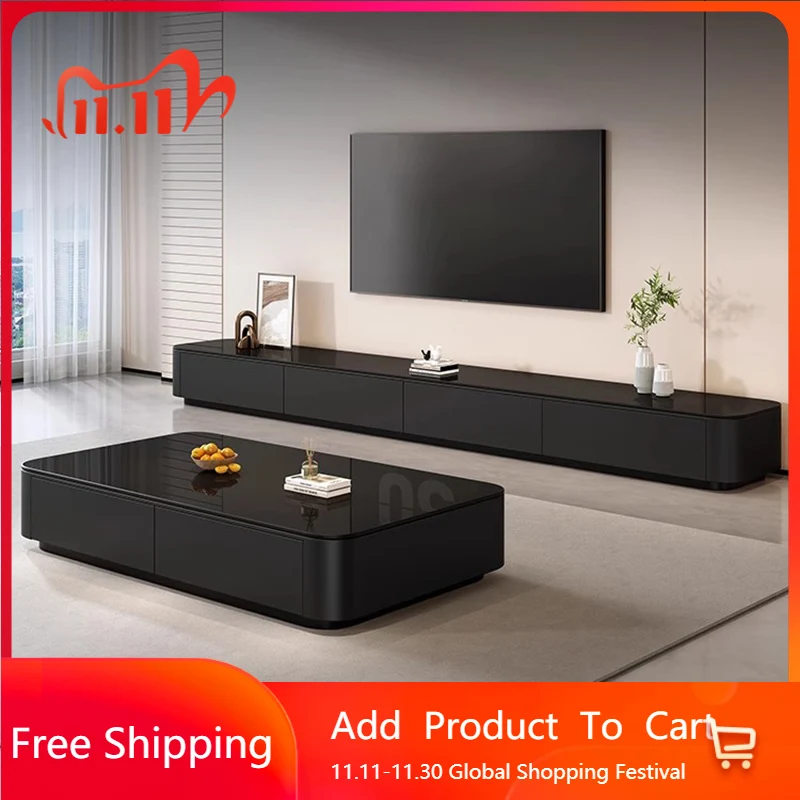 

Drawers Wood Tv Stands Mobile Living Room Display Luxury Designer Storage Organizer Tv Table Universal Muebles Home Furniture