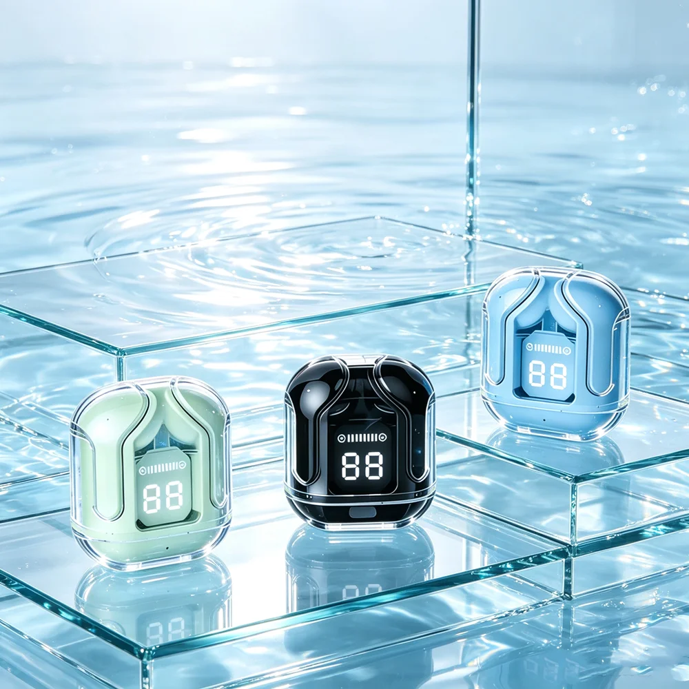 TWS Bluetooth Earbuds Wireless Bluetooth Earphones Provide Delicate Audio Performance Secure Wearing Structure Touch Command