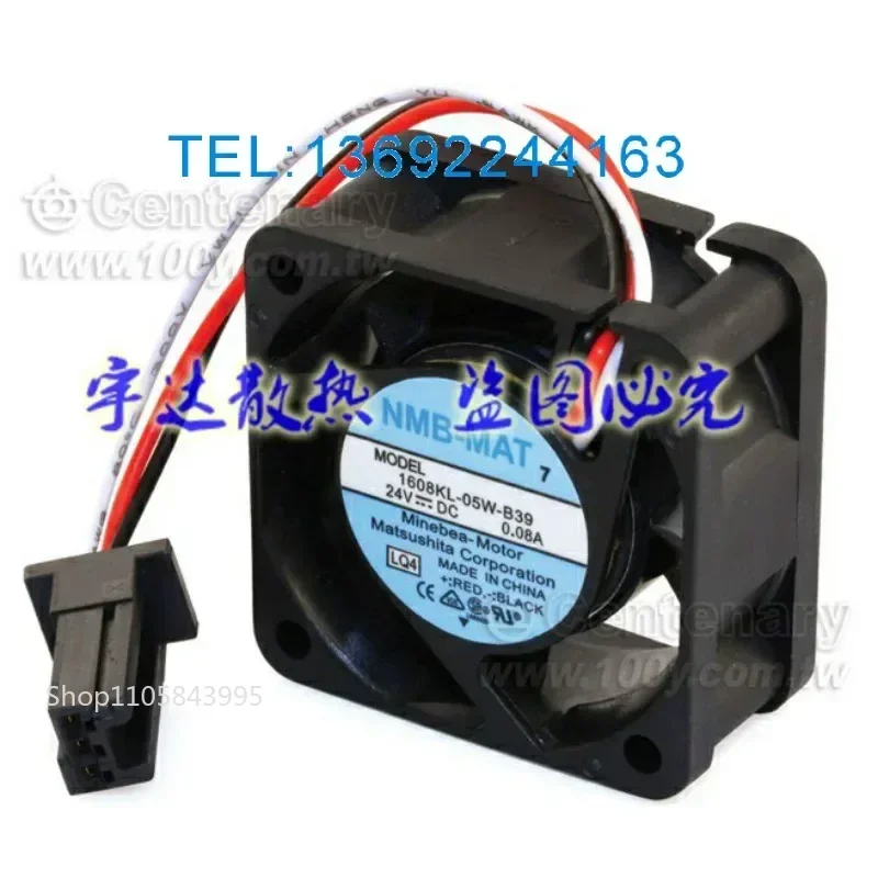 for NMB 1608KL-05W-B39 24V 0.07A Three-Wire Signal Alarm Servo Driver Cooling Fan