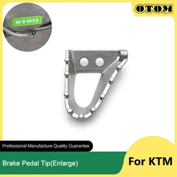 OTOM 2016-2023 Motorcycle Rear Foot Brake Lever Step Plate Peg Brake Pedal Tip For KTM SXF XCF EXC EXCF FC FX FE TE TC MCF ECF