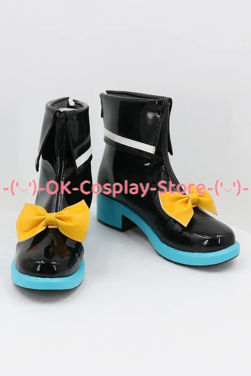 Millie Parfait Cosplay Sapatos, Adereços Vtuber, Sapatos de couro PU, Botas De Carnaval De Halloween, Custom Made