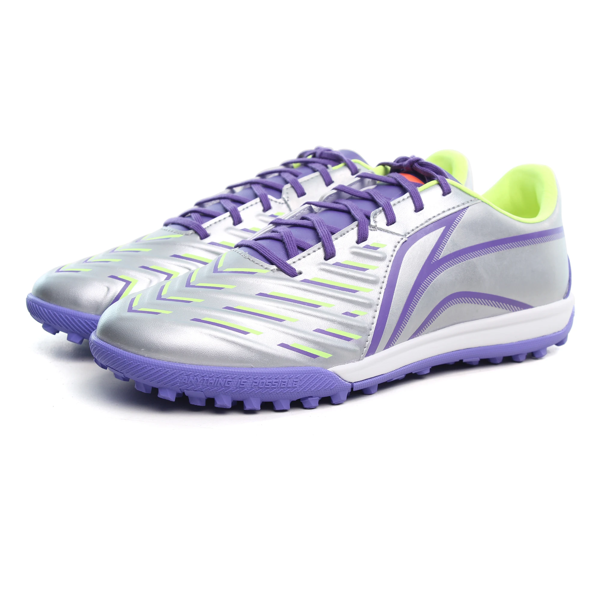 Li-ning-zapatos deportivos antideslizantes para hombre, calzado deportivo con forro, cómodas, para césped, suelo, YSTT031