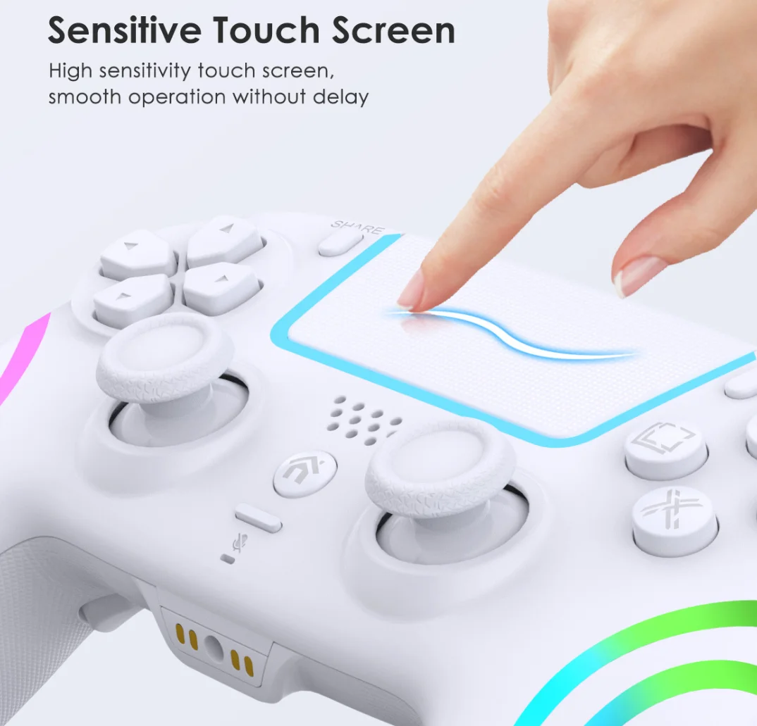 وحدة تحكم لوحة ألعاب لاسلكية STORM WYRM لـ P5 مع مستشعر الجسم بالاهتزاز الآلي وظيفة إطلاق مستمرة 6 محاور T29 #3