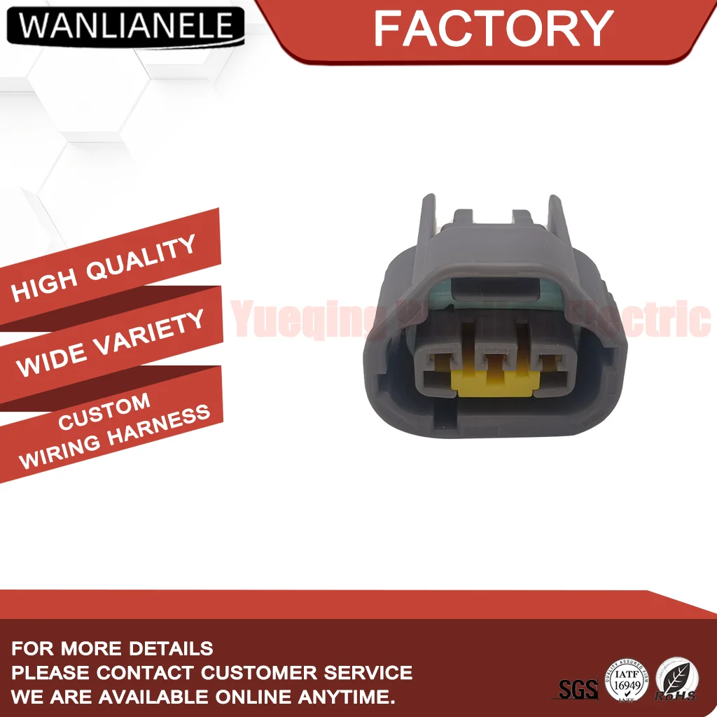 Replacement for Yazaki 7283-4536-40 3 Pin Waterproof Female Connector 090II-3S-5 2.3mm 22A YES/YESC Kaizen 1.5X0.8