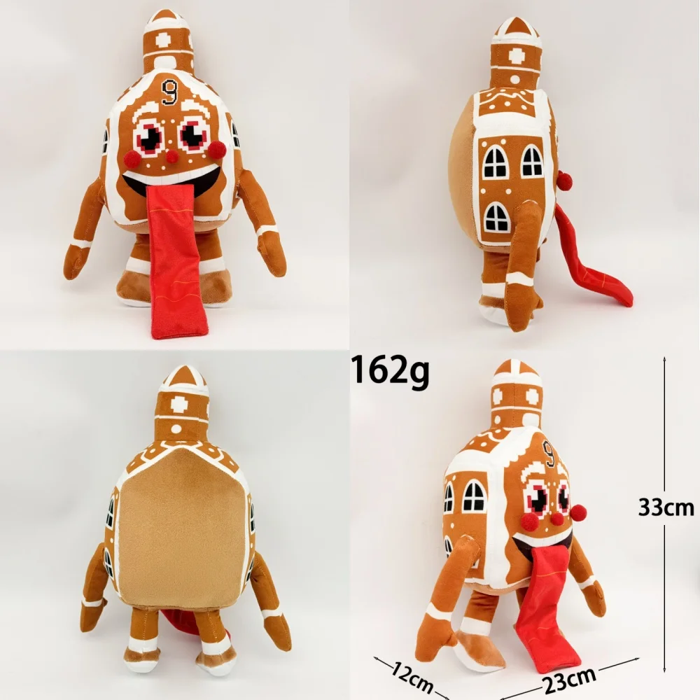 Game Steal A Brainrot Plush Toys Gingerbread 9 Job Man LIST Brainrot Winged Question Block TV Man Anime Doll Children Present