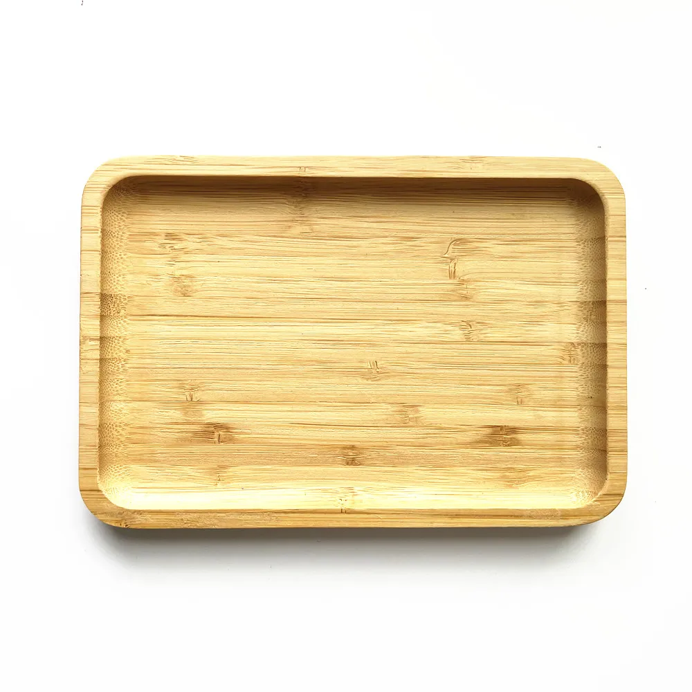 Bowl Plate Desktop Tray Food tray  Bamboo Tea Tray